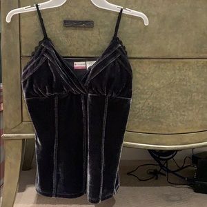 No Boundaries velvet camisole